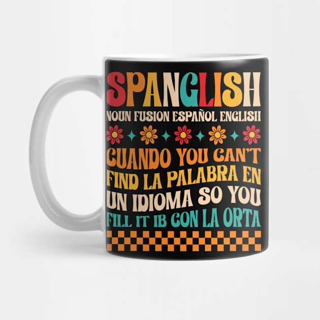 Spanglish Definition Spanglish Noun by catador design